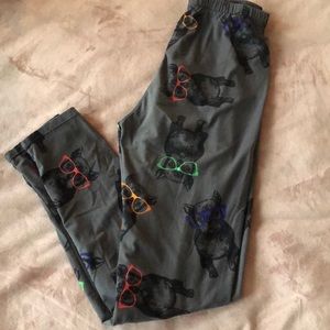 Nerdy French Bulldog leggings